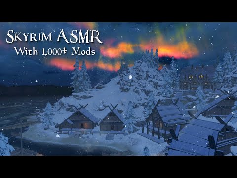 Skyrim ASMR ❄️ Walking from Whiterun to Dawnstar ❄️ Ear to Ear Whispers