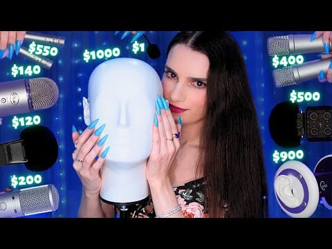ASMR $1 Microphone VS $1,000 Microphone 🎤 NEXT LEVEL 10 MIC TEST 🔥 Pick Your Favorite - No Talking
