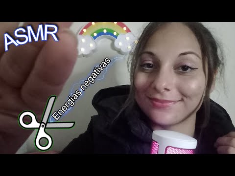 ASMR | CORTANDO SUAS ENERGIAS NEGATIVAS