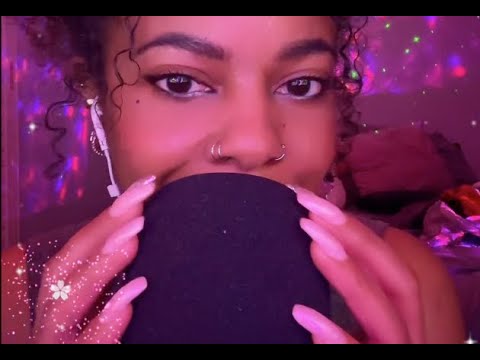 ASMR ✨ 1 HOUR of MIC SCRATCHING ✨ Brain Melting + Personal Attention + Mouth Sounds