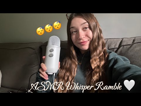 ASMR Whisper Ramble w/ Blue Yeti 🤍🤍