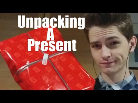 (ASMR) Opening my Birthday Present :D