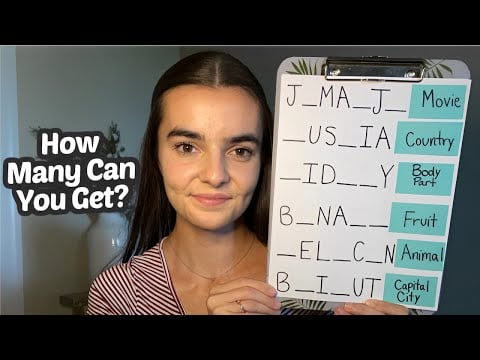 ASMR Can You Fill in the Blank? | 30 Trivia Questions