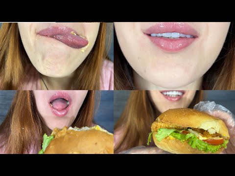 ASMR Mukbang: Satisfying Burger Feast 🍔✨