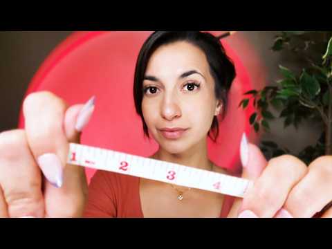 ASMR Measuring You 📐(Close-up Whispers & Pencil Sounds)