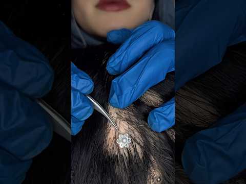 Check your hair 💆🏻‍♀️ #asmr #satisfying #visualtingle #shorts #relax #satisfyling #relaxing
