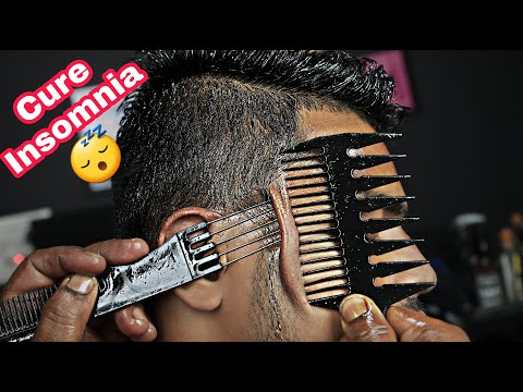 Cure Your Insomnia With Heavy Oil ASMR Comb Massage | ASMR Head Massage With Comb And Neck Cracking