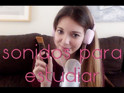 ASMR. Estudia conmigo. Tapping y scratching suave. Español