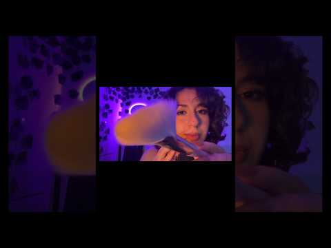 ASMR but it's so hard to brush your face!(Anticipatory ASMR) #asmr #sleepaid #relax #asmrsounds