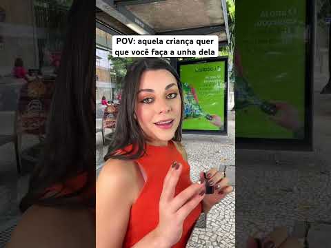 POV: aquela criança quer que você faça a unha dela #asmr #shorts #humor #asmrsounds