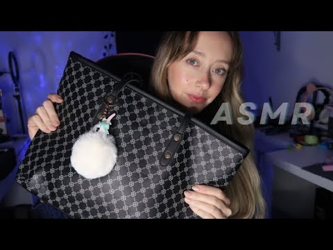 ASMR - O QUE EU LEVO NA MINHA BOLSA | sons relaxantes