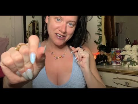 ASMR Fabric Shirt Scratching & Soft Spoken Rambling (tea incoming)