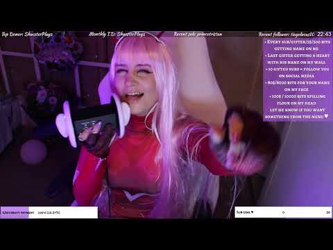 ASMR hot ear licking eye contact girlfriend roleplay ❤️ Twitch stream archive