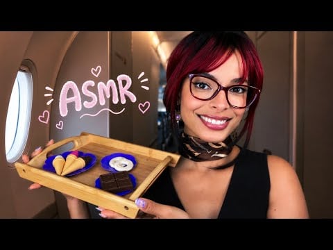 ASMR Aeromoça Faz Sua Skincare Durante o Voo 🧴✨✈️ (Sono Garantido 😴)