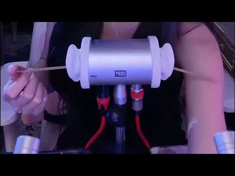 Intense ASMR Triggers: Goose Feather, Powder Puff & Deep Ear Scraping for Tingles / 2Hr (No Talking)