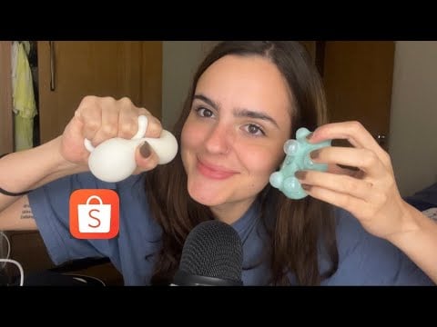 ASMR COM TRIGGERS DA SHOPEE