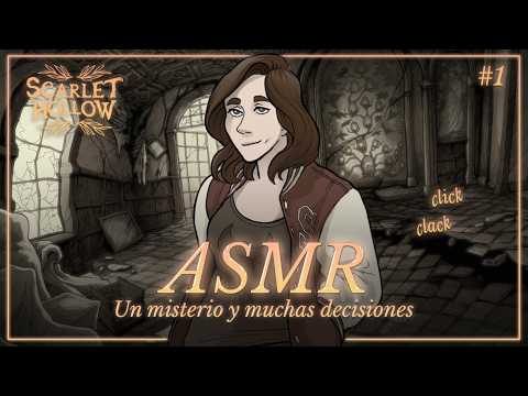 ASMR ✧ Un juego de terror lleno de decisiones 🖤 Scarlet Hollow [Episodio 1]