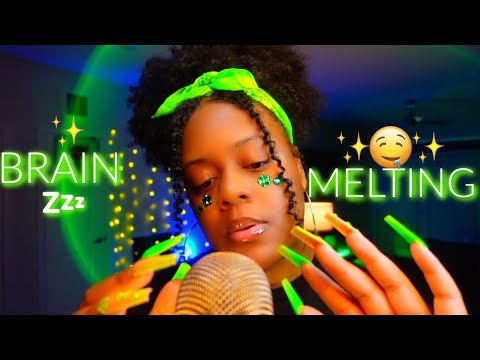 ASMR - 💚✨BRAIN MELTING UNPREDICTABLE TRIGGERS FOR A DEEP SLEEP 🤤♡✨(SO GOOD!!)