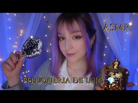 ⭐PELUQUERÍA de LUJO a DOMICILIO 💎ASMR Masaje, CORTE y peinado porque Ahorraste (Humor)