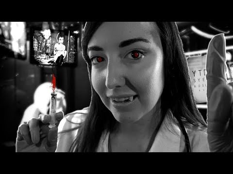 ASMR Vampire Scientist Experiments on Your Blood 💉 Medical Exam Roleplay