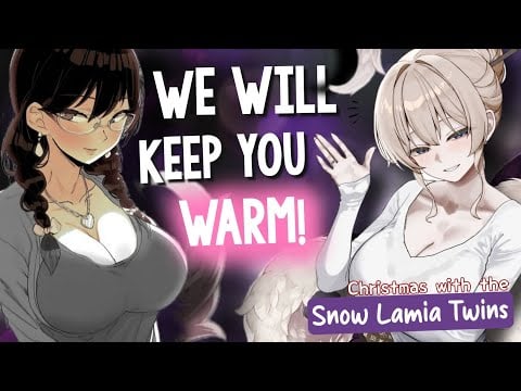 [FF4A] Doting Snow Lamia Twins Wrap You Tightly in their Coils [Fluffy Cuddles | Binaural Snek ASMR]