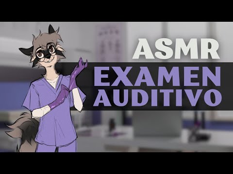 [Furry ASMR] Examen y Limpieza del Oído 👂 | Atención Personal, Sonidos de Teclado Mecánico...
