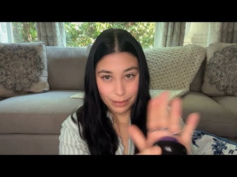 ☁️Soft Rollerball ASMR & Close Personal Attention (Chunky Rings) 