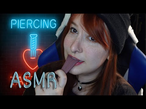 ASMR - COLOCANDO PIERCING EM VOCÊ ♡ (Body piercing roleplay) Soft spoken/voz suave