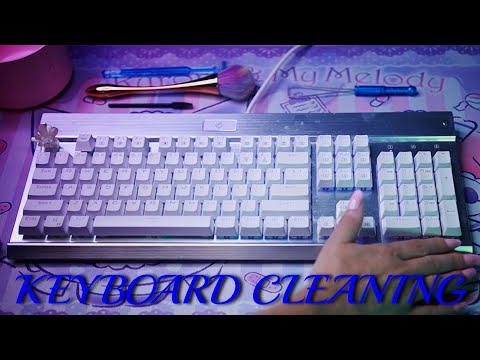 KEYBOARD CLEANING ASMR