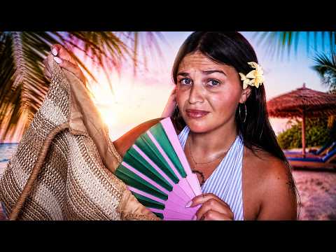 ASMR POV : LA PESTE fouille ton sac de plage 🐚🏝