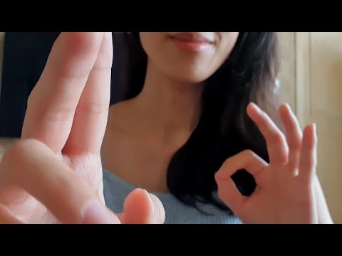 ASMR Mysterious Hand Movement (No Talking) ✨️ hand sounds, finger fluttering, energy cleansing reiki