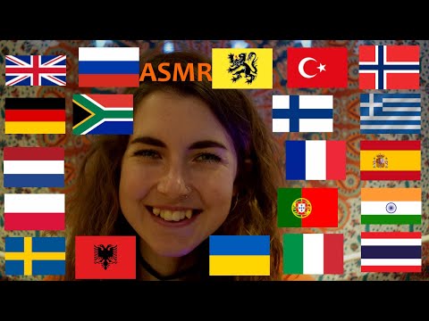 ASMR: Saying "HAPPY BIRTHDAY" in 20 Languages To Celebrate MY BIRTHDAY!!!