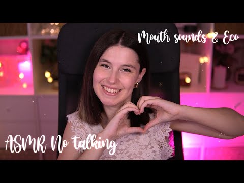 ASMR NO TALKING | Mouth sounds EXTREMADAMENTE cerca con eco y visuales SUPER relajantes | BlueYeti