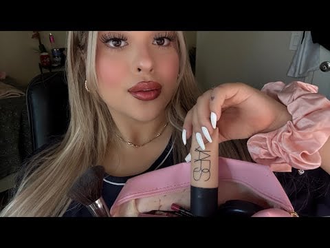 ASMR Doing Your Makeup + Rummaging in My Bag | Old School Glam Sounds ✨