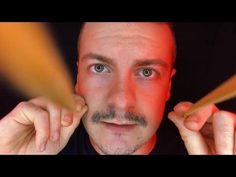 [ASMR] Poking Your Face with Various Wooden Knitting Needles | Lens Tapping | Visual ASMR Triggers