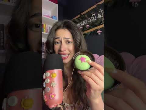MATCHALI ÇİLEKLİ KEK 🍵🍓 #asmr #asmreating