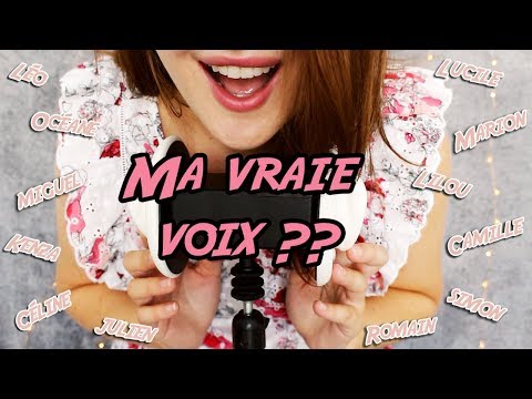 ASMR ma Vraie Voix 😲et Vos prénoms chuchotés à Vos Oreilles ✨ pour s'endormir