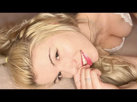 ASMR | POV your girlfriend is calming you in bed |  attention, appreciation | kisses ❤️