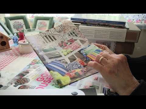 Ad-free ASMR; Flipping through catalogs & magazines, cutting out pics.  Soft spoken