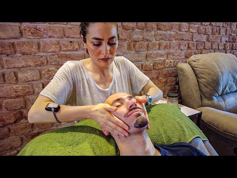 Blissful Face Massage Gave me GOOSEBUMPS 😪 [ASMR] - Istanbul 🇹🇷