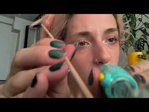 ASMR Fixing you (you are a robot) 🤖 Random tests & Visual triggers (camera touching)