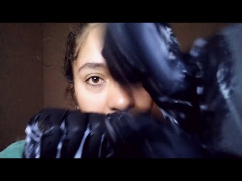 ASMR Hidratando seu cabelo - Muita massagem, gatilhos visuais com muito creme, com luvas 🧴💆‍♀️🌙