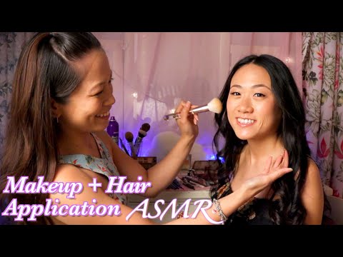 ASMR Relaxing Makeup Artist & Hair Stylist Session Part 3