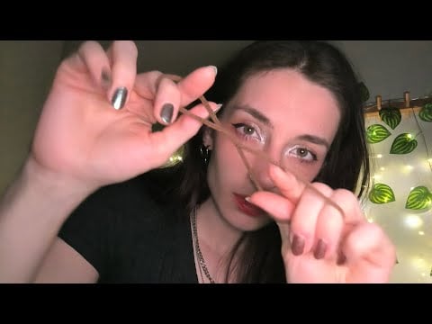 ASMR Threading your Eyebrows (and other places) with Bands 💓 LoFi & Visual