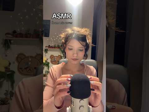𑣲ASMR || foam mic cover 🎤