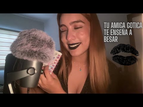 Asmr- Tu amiga gótica te enseña a besar 