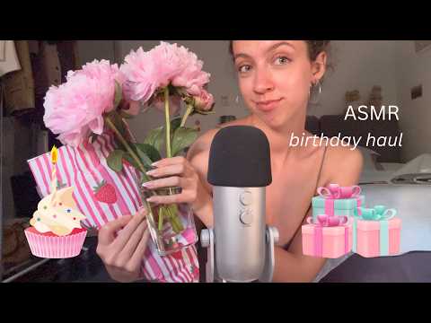 ASMR Big 24th Birthday Haul 💞✨ | peartreeASMR