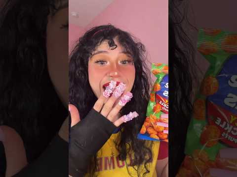 ECHO Mukbang or No ECHO?👀😅💚💚 #asmrtingles #asmr #shorts