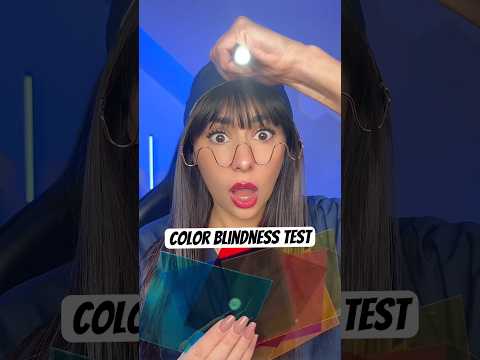 ASMR color blindness test with girl Doctor 😖 #asmr #shorts #comedy