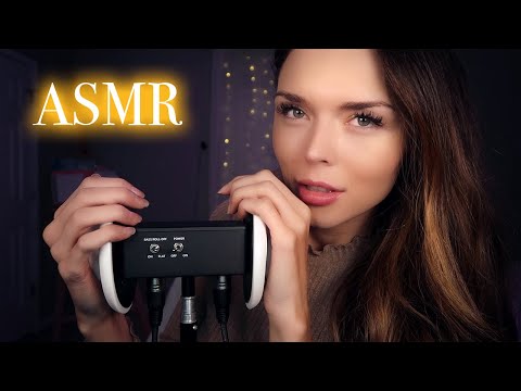 ASMR | Relaxing Dry Ear Massage (Finger Flutters, Cupping + Hand Sounds)